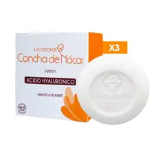 GENERICO - 3 Jabón De Concha De Nacar & Acido Hialuronico- La Cooper_.