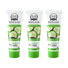 NEVADA NATURAL PRODUCTS - 3 Mascarilla Negra Hidroplástica De Pepino 120Gr - Nevada_.