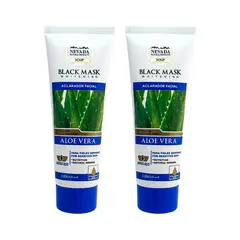 NEVADA NATURAL PRODUCTS - 2 Mascarilla Negra Hidroplástica De Aloe Vera 120Gr - Nevada_.