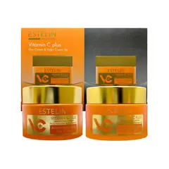 GENERICO - Vitamina C Plus Crema de Día y Crema de Noche 2Pc - Estelin 50g_.