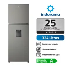 INDURAMA - REFRIGERADORA RI-439DI CROMA 324L