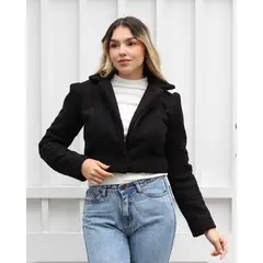 KUNCA - BLAZER OVEJERO SABRINA NEGRO