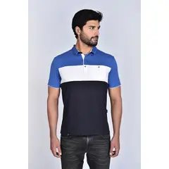 STEALTH - Polo Pique Manga Corta Hombre Bloques