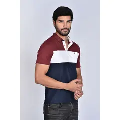 STEALTH - Polo Pique Manga Corta Hombre Bloques