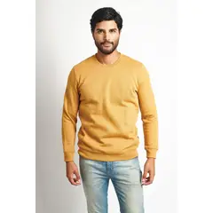 STEALTH - Polera Casual Cuello Redondo Hombre