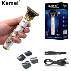KEMEI - Máquina Cortador Trimmer de Cabello Barba y Nariz