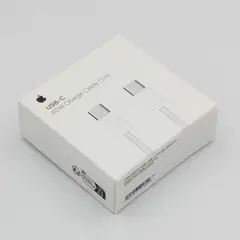 APPLE - Cable de carga USB-C 1M 60w Original para iPhone 15 + Protectores