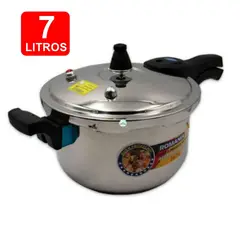 GENERICO - Olla a Presión de 7 Litros ROMANIA Acero Inoxidable