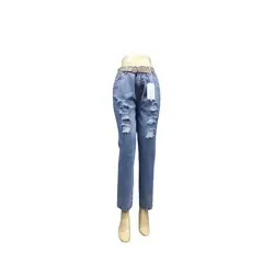GENERICO - PANTALON BOYFRIEND NEVADO CELESTE AGUA