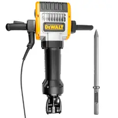 DEWALT - MARTILLO DEMOLEDOR ROMPEPAVIMENTO POT: 2100W de 30 Kilos + 1 CINCEL