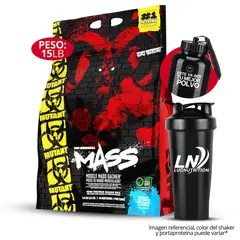MUTANT - Mass 15 LB Ganador Vainilla Ice Cream shaker portaproteina