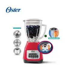 OSTER - Licuadora 15 L 550 W Vaso de Vidrio BLSTKAG-MPB