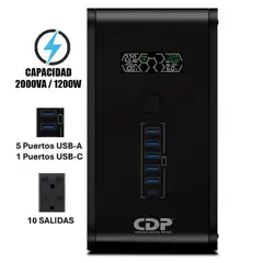 CDP - UPS R-SMART 2010I 2000VA 1200W 220V