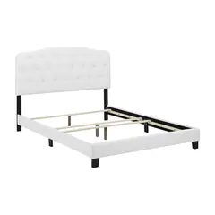GENERICO - Estructura de cama con cabecera Queen en blanco