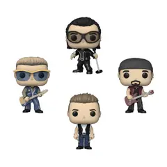 FUNKO - U2 Pop 4pack Exclusivo B o n o Adam The Edge Larry