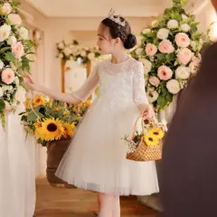 GENERICO - VESTIDO DE NIÑA BAUTIZO Y PRIMERA COMUNION