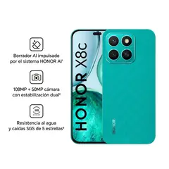 HONOR - X8C 256GB+8GB Libre Nuevo - VERDE