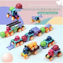 GENERICO - SET DE JUEGO MAGNETICO TREN 41 PCS