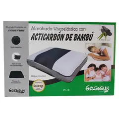 GOLDSUN - ALMOHADA VISCOELÁSTICA ACTI-CARBOM DE BAMBU