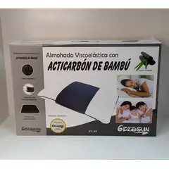 GOLDSUN - ALMOHADA VISCOELÁSTICA ACTI-CARBOM DE BAMBU.
