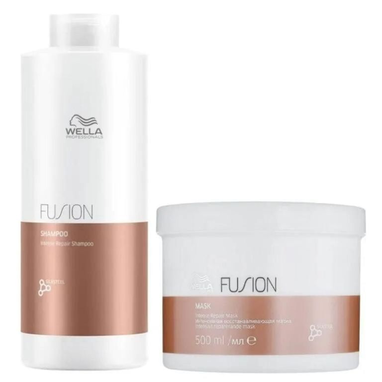 FUSION – Dúo Shampoo 1L + Mask 500 ml