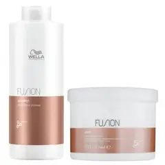 WELLA - FUSION – Dúo Shampoo 1L + Mask 500 ml