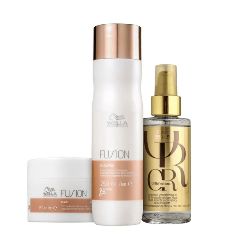 FUSIONTrio Shampoo 250ml + Mask 150ml + Oil Reflect 100ml