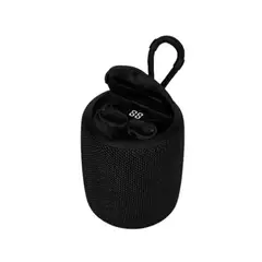 TEROS - Parlante Y Audífono 2 En 1 Teros, 5W, 1200mah Negro (TE-6033N)