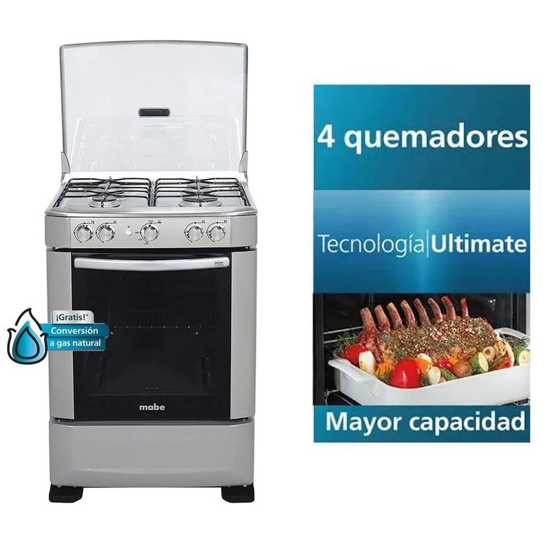 COCINA A GAS 4 HORNILLAS CMP6015AG0 61CM
