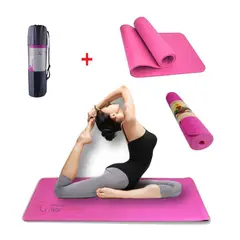 GENERICO - Yoga Mat 6mm Reales colchoneta yoga + Bolso de Yoga