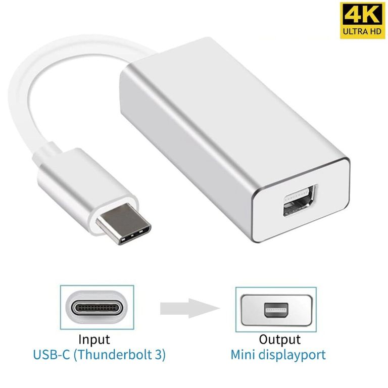 Adaptador Convertidor Usb C Tipo C A Mini Displayport tipo C a Mdp