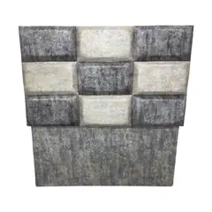 PEREZOSO - Cabecera Roma Queen Beige Y Plomo..