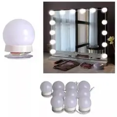 OEM - Luces LED para Espejo de Tocador Maquillaje con 10 Focos