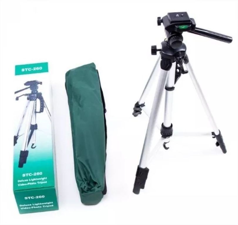 Trípode Camara Celular 3 Secciones 1.50m + Funda + Soporte