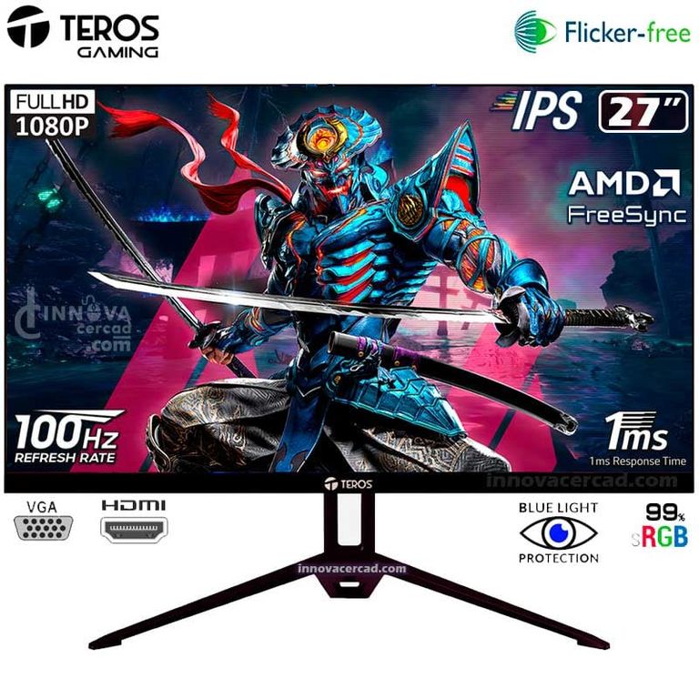 Monitor Teros TE-2712S 27 FHD 1920 x1080 IPS 100HZ 1MS FreeSync