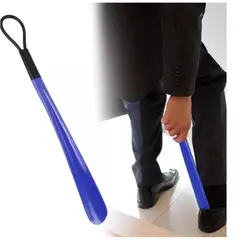 GENERICO - Calzador de Mango Largo Azul 39 cm largo