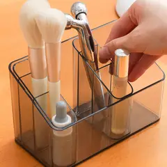 GENERICO - Caja Organizador de Cosmético con Divisiones Gris