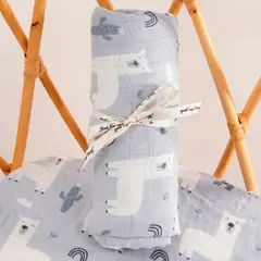 GENERICO - Manta de Muselina Suave para Bebé Bambú y Algodón