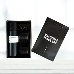 GENERICO - Set de Termo con 3 Tazas - 500 ml