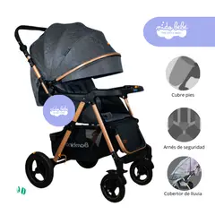 BAMBINO - Coche Cuna modelo Nonna Color Negro