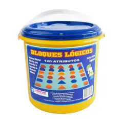 CREAPLAST - Bloques Lógicos, 60 Piezas. Varios Colores Y Texturas