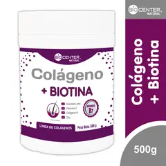 BIOCENTER NATURAL - Colágeno + Biotina x 500 g -