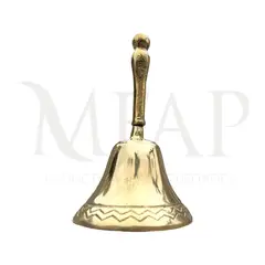 MFAP BRONCERIA Y ANTIGUEDADES - Campana con mango de madera Éter sonoro