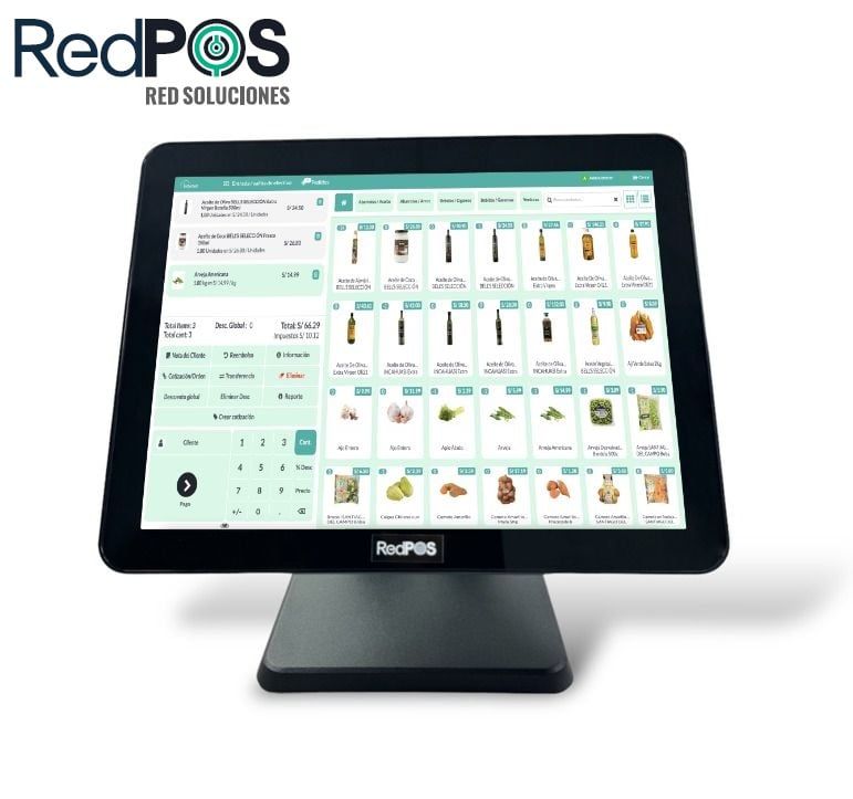 ALL IN ONE RED-P1519 INTEL CORE i5 8GB RAM SSD 256GB PANTALLA TOUCH 15