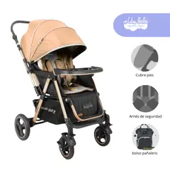 BABY HAPPY - Coche Cuna de bebe modelo Viena Color Beige