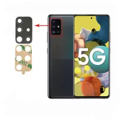 GENERICO - Repuesto lente Vidrio de cámara Samsung A51