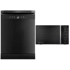 ELECTROLUX - Combo Lavavajillas Freestanding 14SETS EHFE14T2MSBXB+Microondas 25L EMDY25S2MXB