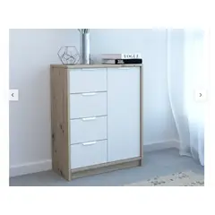 NACION MUEBLES - Cómoda Royal blanco Elegante