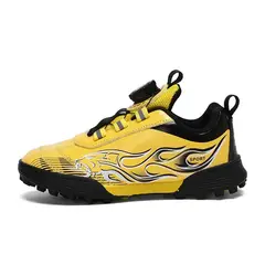 SHANDIAN - Zapatillas de Fútbol Hombre TF zapatos hombre Amarillo