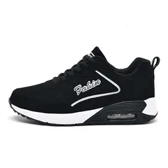 SHANDIAN - Zapatillas Plataforma Aire Mujer Negro